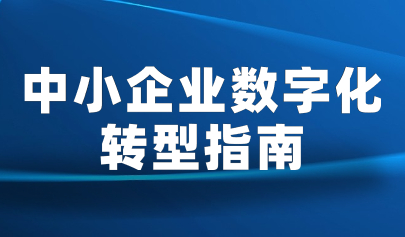 看点 | 《中小企业数字化转型指南》政策解读